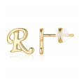 thumbnail image 1 of CHOK Sterling Silver Stud Earrings  14K Gold, 1 of 6