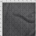thumbnail image 3 of oneOone Georgette Viscose Fabric Ethnic Geometric Flame Stitch Decor Fabric Printed BTY 42 Inch Wide, 3 of 4