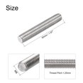 thumbnail image 3 of Unique Bargains M8 x 50mm 304 Stainless Steel Fully Threaded Rod Right Hand Threads 5 Pack, 3 of 4