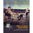 thumbnail image 4 of King Camp Portable Folding Directors Chair - Black, 4 of 7