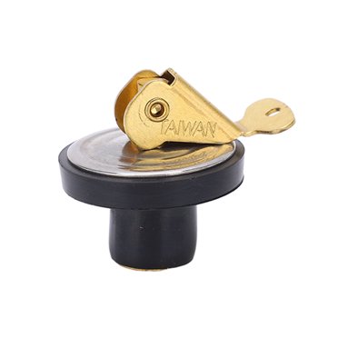Boat Drain Plug, 19mm Compression Drain Plug Brass Screw Type Rubber Seal Boat Yacht Marine Accessories