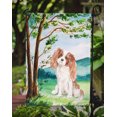 thumbnail image 3 of Carolines Treasures CK2020GF Under the Tree Blenheim Cavalier Spaniel Garden Size Flag, 3 of 3