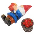 thumbnail image 1 of Gnome Figurines, Blessings Garden Gnome Colorfast 2pcs Exquisite  For Patio For Decoration, 1 of 8