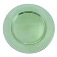 thumbnail image 2 of Saro Lifestyle Assiettes de Charge au Design Classique - Pistache - Rond 13 Po - Ensemble de 4 - 100 % Plastique, 2 of 4