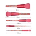 thumbnail image 2 of FONDOTIN 5Pcs Assorted Color Makeup Brush Set with Premium Fiber Bristles for Natural Makeup Look, 2 of 8