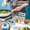 thumbnail image 1 of Vacemry 3Pcs Metering Seasoning Shaker, Press Type Quantitative Spice Dispenser, 0.5g Per Press Kitchen Gadget for Seasonings, Countertop Pantry Dining Table Home Decor, 1 of 9