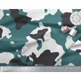 thumbnail image 3 of Soimoi polyester Crepe Fabric Two Tone With White Camouflage Fabric Prints By Yard 52 Inch Wide, 3 of 3