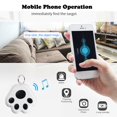 thumbnail image 2 of Bluetooth Pet Anti Lost Keychain Smart GPS Dog Locator Alarm Key Collar Tracer (Black), 2 of 8