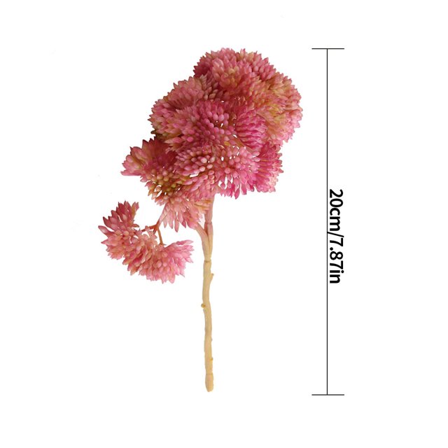 Artificial Rice Seed Fruit Flower Rustic artificial flower artificial floral Fake Flower Wedding Party Floral Decor Home Ornament, Light Purple