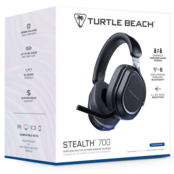 Turtle Beach® Stealth™ 700 – Black PS5™, PS4™, PC, & Bluetooth