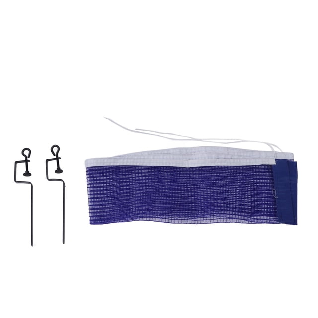Filet de Tennis de Table pour Enfants et Adultes Longueur 180 cm Hauteur 15 cm Filet de Ping-Pong Bleu avec 2 Supports pour Table de Bureau