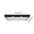 thumbnail image 3 of Housse de Remplacement pour Auvent de Balançoire d'Extérieur - Housse Supérieure Robuste, Imperméable et Coupe-Vent pour Balançoires de Patio 3 Places - Protection UV, Housse de Balançoire de Jardin Anti-Déchirure 76,7 Pouces x 49,2 Pouces pour Cour Arrière, Véranda, 3 of 5