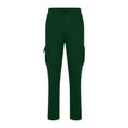 thumbnail image 3 of KIHOUT Pants for Men Cargo Sweatpants Rope Loosening Waist Color Pocket Trousers Loose Sports Trousers, 3 of 5