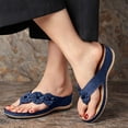thumbnail image 1 of Stretch Orthotic Slide Sandals Cross Sandals Woven Beach Wedge Slippers Shoes, 1 of 4