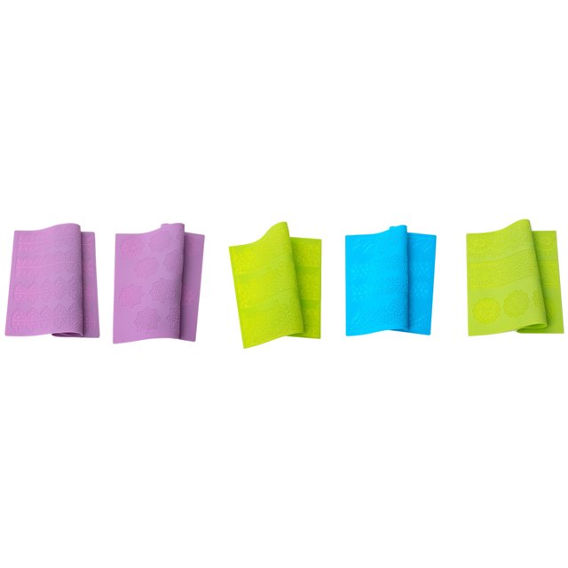 DIY Cake Decorating Fondant Silicone Restaurant Bakery Portable Sugarcraft Mold Portable Chocolate Biscuit Candy Sugarcraft Mould Home Baking Tool Kitchen Gadget Type 2