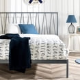 thumbnail image 1 of Zinus Olga Metal Platform Bed with Headboard, Blue, Twin, 1 of 8