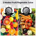 thumbnail image 2 of Intexca Centrifugal Juicer, 2-Speed Fruit & Vegetable Juicer with Stainless Steel Filter, Compact Easy-Clean Design, 2 of 9