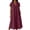 Vin, variante sur XiYing Robes pour Femmes, Combinaison-Robe Décontractée à Manches Courtes pour Femme, Col en V, Couleur Unie, Coupe Fluide Printemps/été, S-TTG,