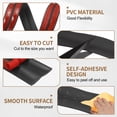 thumbnail image 4 of Uxcell Protector 1.6"x29.5 ft Self Adhesive Guard Black for Wall Table Floor, 4 of 5
