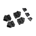 thumbnail image 1 of Bunblic Leaf Spring Mount Hangers Aluminum Replacement Lightweight Easy to Install Shock Absorption Practical Sturdy DIY RC Car Parts Black, 1 of 8