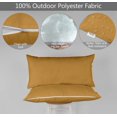 thumbnail image 4 of Vargottam Indoor/Outdoor Polyester Fabric Lumbar Pillow With Insert, All-Weather Waterproof Decorative Throw Pillow for Patio Furniture-Set of 2 - Beige, 4 of 7