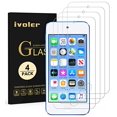 thumbnail image 2 of [4 Pack] iVoler [Tempered Glass] Screen Protector Compatible iPod Touch 7G 2019 6G 5G (7th 6th 5th Generation), 0.2mm Ultra Thin 9H Hardness 2.5D Round Edge, 2 of 10