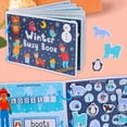 thumbnail image 4 of UsTZtai Interactive Educational Busy Book for Kids, Tear and Paste Flip Through Activity Book with Seasonal Themes, Early Learning Development Toy, 4 of 7