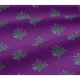 thumbnail image 5 of oneOone Viscose Jersey Fabric Leaves Block Fabric Prints By Yard 60 Inch Wide, 5 of 5