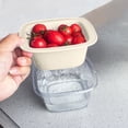 thumbnail image 1 of Chmadoxn Kitchen Storage & Organization, Factory Food Grade Large Double Drainage Basket Plastic Sink Filter Basket Vegetable Fruit Storage Basket 2 Pcs Set draining basket, 1 of 6