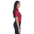 thumbnail image 3 of Harriton Ladies' Easy Blend? Short-Sleeve Twill Shirt with&nbsp;Stain-Release, 3 of 3