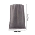 thumbnail image 2 of Bigersell Bathroom Towels 75 x 35 cm Solid Microfiber Soft Plush Bath Towels Super Absorbent Face Towels Rectangular Bathing Shower Towels Quick Dry Hand Bath Towels J, 2 of 3