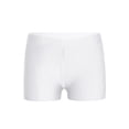 thumbnail image 1 of iiniim Short de Danse Extensible pour Filles, Bas de Gymnastique, Yoga, Blanc 8, 1 of 6