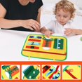 thumbnail image 4 of Dinosaur Busy Board Basic Life Skills Learning Early Educational Activity Board for Fine Motor Skills Interactive Sensory Montessori Board Gift for Kids Aged 2-4, 4 of 6