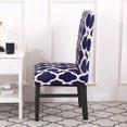 thumbnail image 3 of RisingPro Spandex Stretch Wedding Banquet Chair Cover Morocco Party Decor Dining Room Seat Cover, 3 of 6