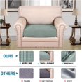 thumbnail image 2 of Super Stretch Individual Seat Cushion Covers Sofa Covers Couch Cushion Covers Slipcover Sets Thick Jacquard Textured Twill Fabric (1 Piece Chair Cushion Cover）, 2 of 8