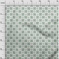 thumbnail image 3 of oneOone Tissu en Coton et Soie Vert Forêt pour Robe Tissu Imprimé au Mètre 42 Pouces de Large, 3 of 5