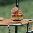thumbnail image 4 of Product Flower Pots 2 | Product Circular Glazed Ceramic Pottery Planter Set with Unique kiln-fired Color Blend for Succulent Garden Display on Platforms| Bowl Planter Large Capacity Ceramic Planter, 4 of 4