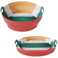 thumbnail image 1 of TIMIFIS Silicone de Qualité Alimentaire pour Friteuse à Air Chaud, Pot en Silicone pour Friteuse à Air, Doublures de Friteuse à Air Faciles à Nettoyer Réutilisables, Plateau de Cuisson Rond en Silicone pour Friteuse à Air, Accessoires de Four pour Friteuses à Air Antiadhésifs et Sûrs pour les Aliments, 1 of 1