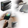 thumbnail image 5 of 3.1A Type - C PD + 3USB Multi - Port Travel Charger - 65W Fast Charging, Automatic Recognition, Safe, Ideal for Travel, Charges Multiple Devices, 5 of 5