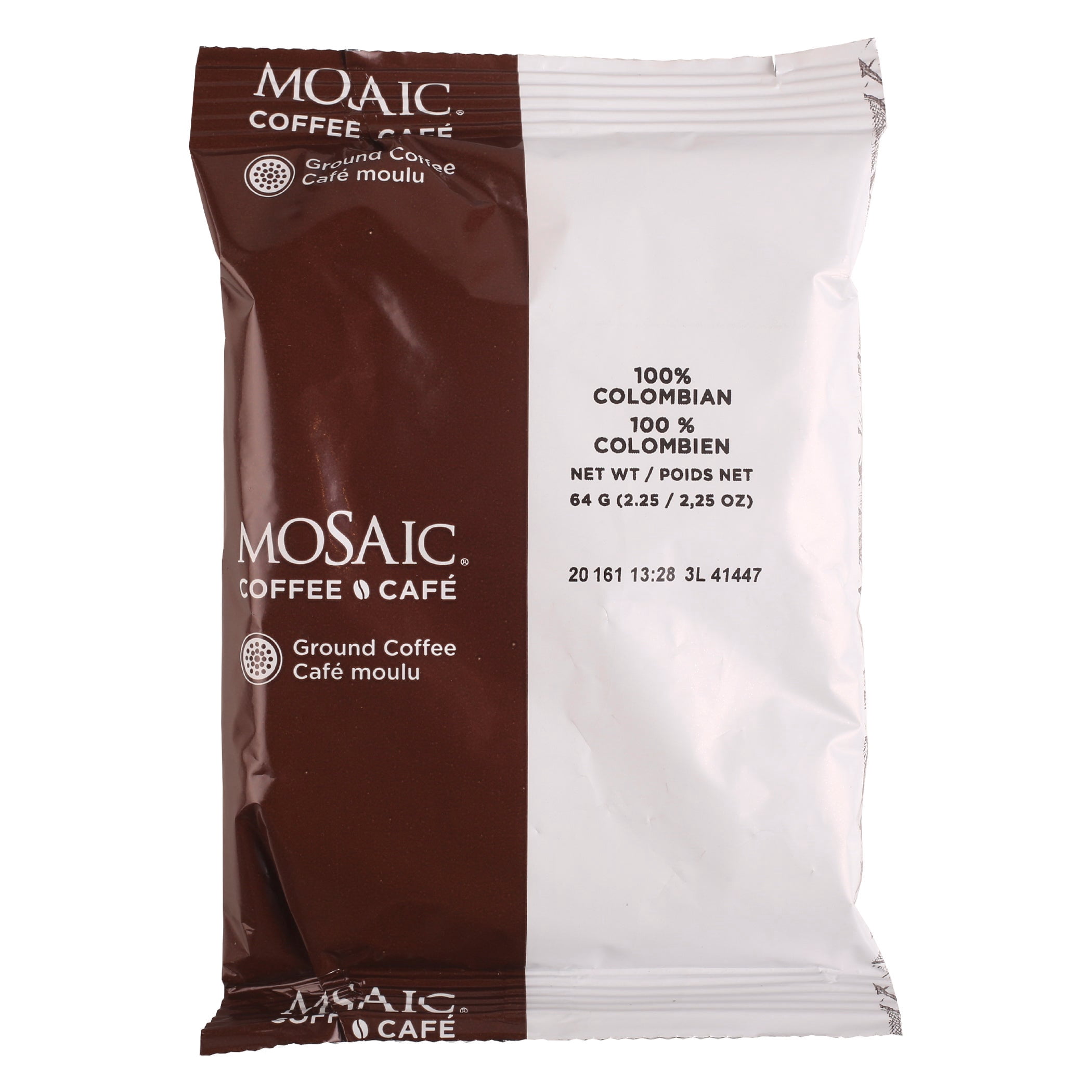Mosaic 2.25oz Light Colombian Coffee, 100 Percent | 2.25Z/Unit, 96 Units/Case