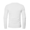 thumbnail image 3 of zbxnLI Men's Crew Neck Sweatshirts Button T-Shirts Solid Color Casual Lightweight Pullover Sweatshirt Tops, 3 of 6