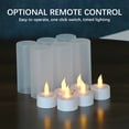 thumbnail image 4 of Aursykel Rechargeable Flameless LED Tea Lights with Remote Timer Battery Operated Candles Set of 6 for Home Decor Suit Votive Centerpiece Table Decorations Long Battery Life 12 Month, 4 of 8