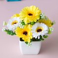 thumbnail image 1 of Plastic Outdoor Artificial Flowers Fake Plants In Pot Grass Garden Home Decor, 1 of 4