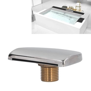 Karlge Cascade Baignoire, Becs de Douche Grand Diamètre Installation Simple Nettoyage Facile Pommeau de Douche pour Baignoire Source Chaude, Type Mural