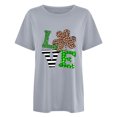 thumbnail image 2 of CEHVOM T-Shirts de la Saint-Patrick pour Femmes Chanceuses, T-Shirt de la Saint-Patrick Chanceux pour Femmes, T-Shirt Décontracté Ample à Imprimé Léopard et Lettres à Manches Courtes et Col Rond pour Femme, 2 of 4