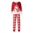 thumbnail image 2 of SUNSIOM Matching Family Christmas Pajamas, Long Sleeve Deer Snowflake Print Pullover + Pants Set, 2 of 10