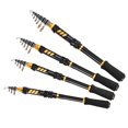 thumbnail image 2 of Lixada Fishing Rod Reel Combo Carbon Fiber Telescopic Fishing Rod Spinning Reel Fishing Line Lures H, 2 of 7