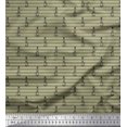 thumbnail image 1 of Soimoi Poly Georgette Fabric Stripe & Light House Shirting Decor Fabric Printed Yard 52 Inch Wide, 1 of 3