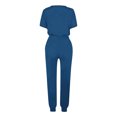 thumbnail image 5 of Yuyuzo Womens Workout Sets 2 Piece Short Sleeve Crew Neck T-Shirts Drawstring Jogger Pants with Pockets, 5 of 5