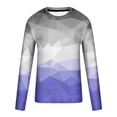 thumbnail image 5 of Meichang T-Shirt à Manches Longues pour Hommes, T-Shirts Graphiques pour Hommes Tendance avec Imprimé 3D d'Illusion d'Optique, T-Shirts Mode à Col Rond pour le Gym à Manches Longues pour Hommes, 5 of 5